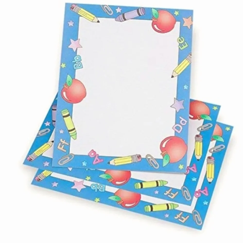 School Teacher Theme Stationery 100ct NWT